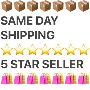 Same day shipping. 5 star ⭐️⭐️⭐️⭐️⭐️ seller